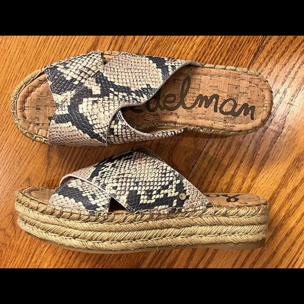 Euc Sam Edelman Platform Sandal